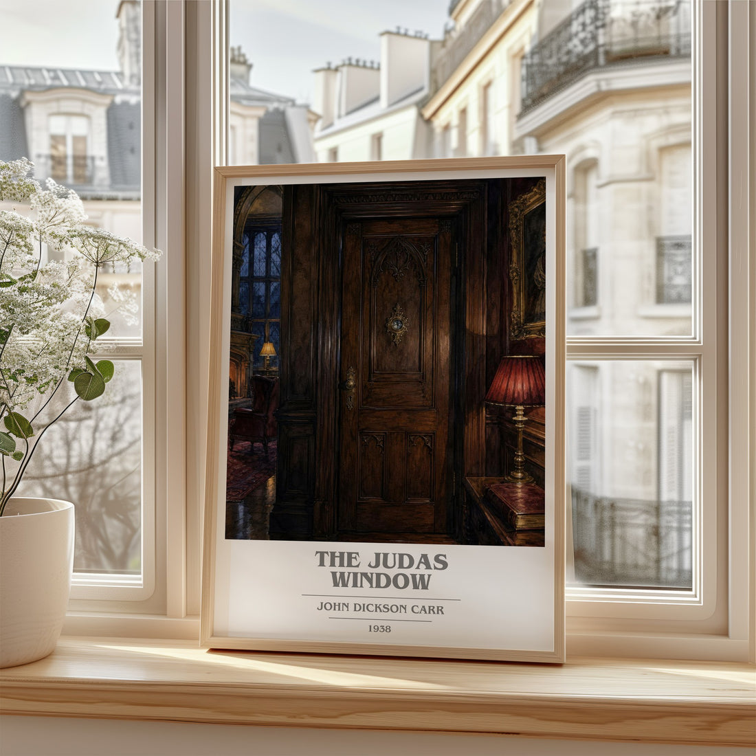 The Judas Window book cover poster colour and style options – John Dickson Carr book art