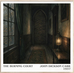 The Burning Court Literary Art Print by John Dickson Carr
