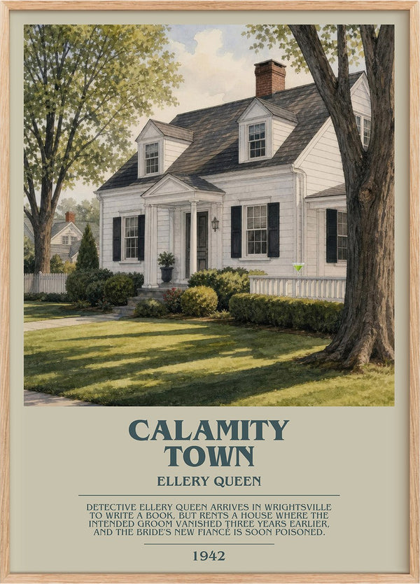 Calamity Town Bookish Wall Art by Ellery Queen