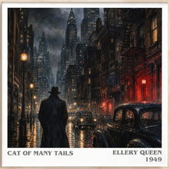 Cat of Many Tails Literary Art Print by Ellery Queen