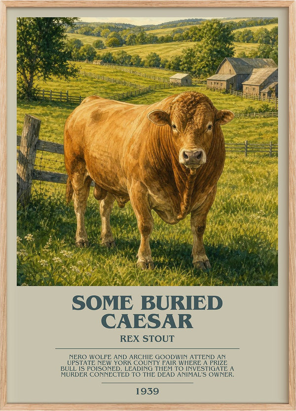 Some Buried Caesar Bookish Wall Art by Rex Stout