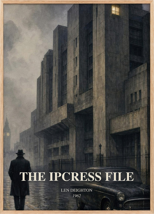 The Ipcress File Book Watercolour Illustration by Len Deighton
