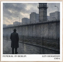 Funeral in Berlin Literary Art Print by Len Deighton