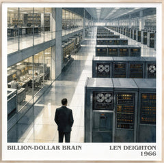 Billion-Dollar Brain Literary Art Print by Len Deighton