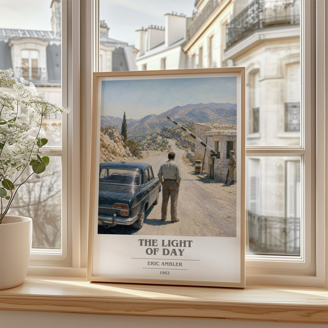 The Light of Day book cover poster colour and style options – Eric Ambler book art