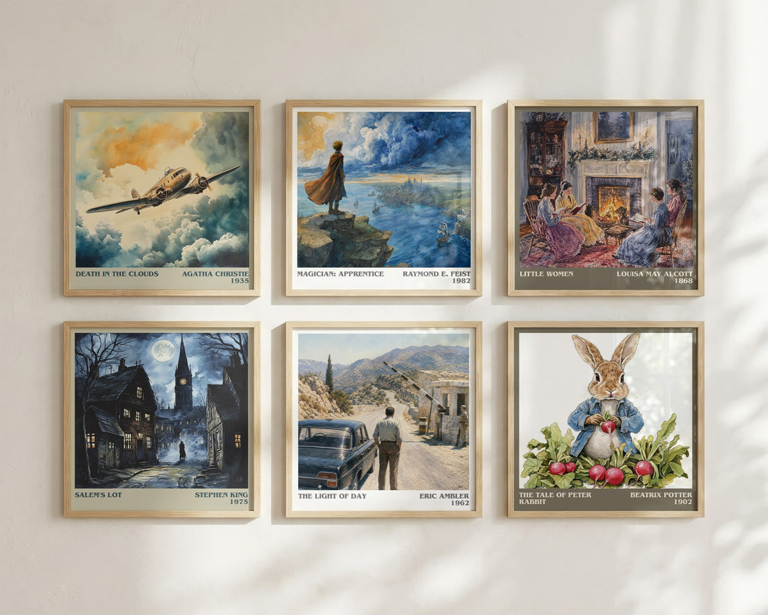 The Light of Day literary art print colour and style options – Eric Ambler book art