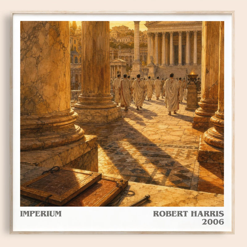 Imperium literary book poster by Robert Harris – framed literary art print