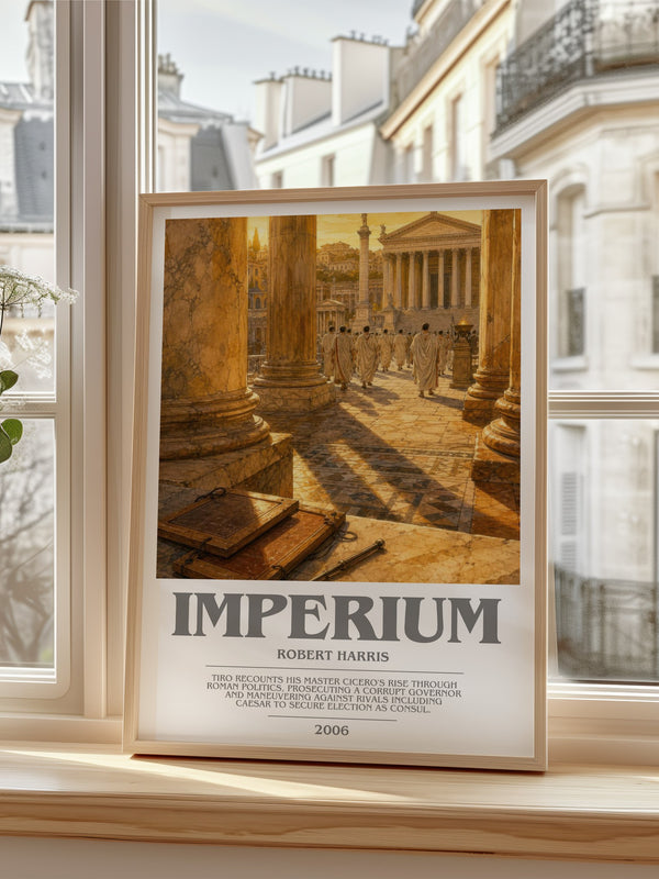 Imperium bookish poster colour and style options – Robert Harris book art