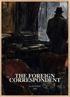 The Foreign Correspondent Book Watercolour Illustration by Alan Furst