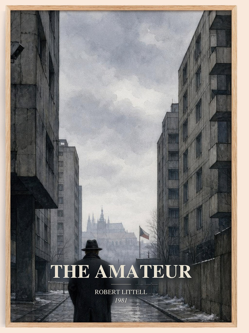The Amateur watercolour book poster by Robert Littell – framed literary art print