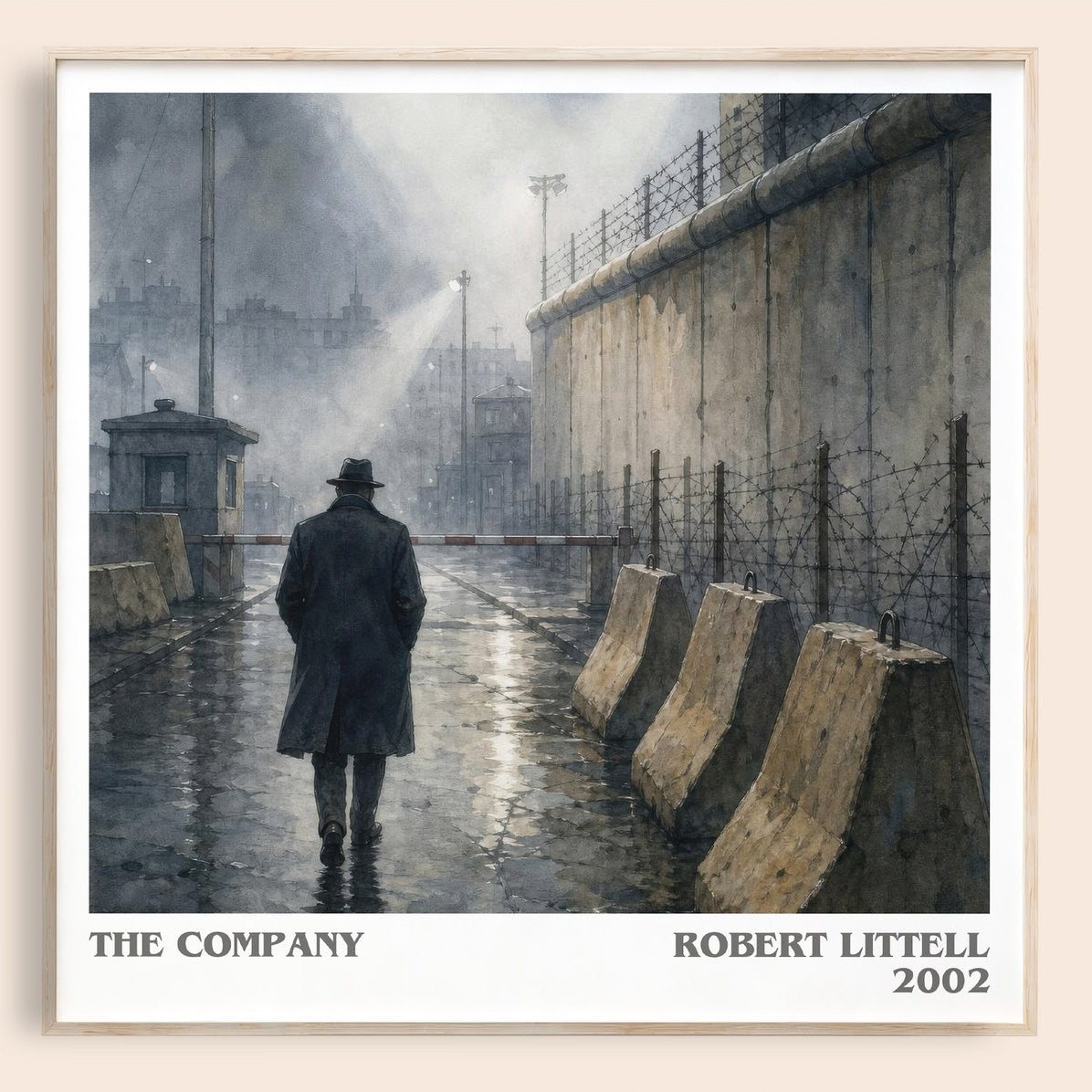 The Company literary book poster by Robert Littell – framed literary art print