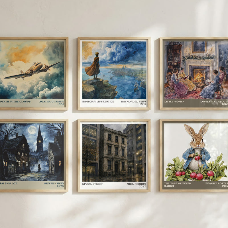 Spook Street literary art print colour and style options – Mick Herron book art