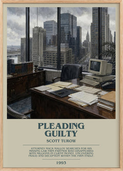 Pleading Guilty Bookish Wall Art by Scott Turow