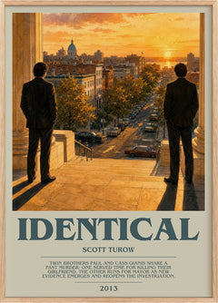 Identical Bookish Wall Art by Scott Turow