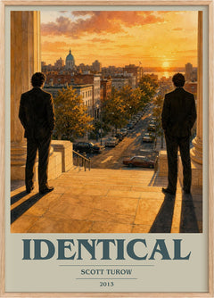 Identical Book Cover Poster by Scott Turow