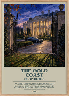 The Gold Coast Bookish Wall Art by Nelson DeMille