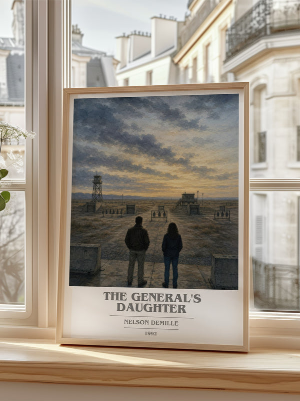 The General's Daughter book cover poster colour and style options – Nelson DeMille book art