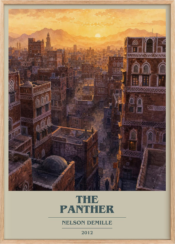 The Panther Book Cover Poster by Nelson DeMille