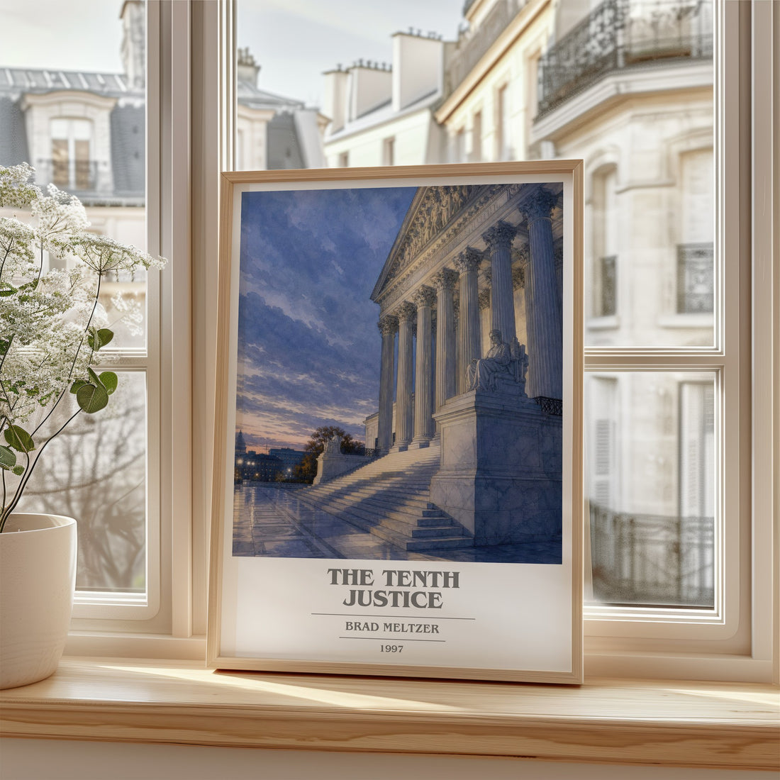 The Tenth Justice book cover poster colour and style options – Brad Meltzer book art