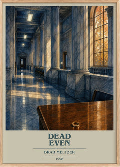 Dead Even Book Cover Poster by Brad Meltzer