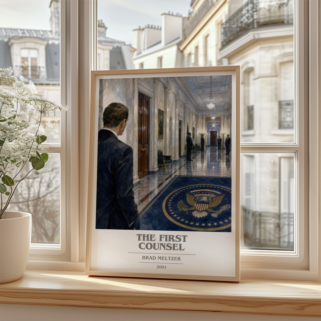The First Counsel book cover poster colour and style options – Brad Meltzer book art