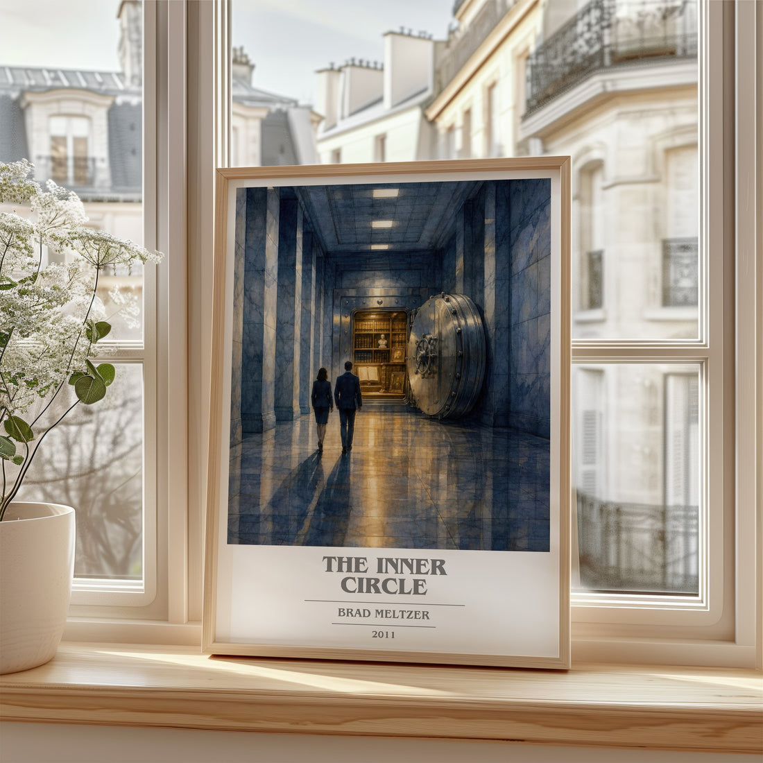 The Inner Circle book cover poster colour and style options – Brad Meltzer book art