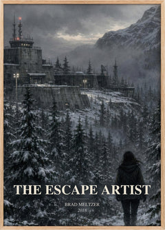 The Escape Artist Book Watercolour Illustration by Brad Meltzer