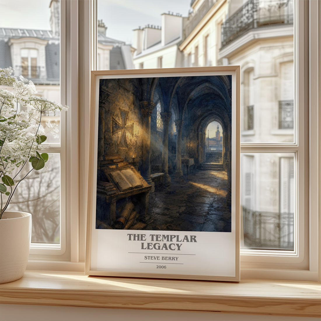 The Templar Legacy book cover poster colour and style options – Steve Berry book art