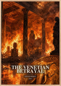 The Venetian Betrayal Book Watercolour Illustration by Steve Berry