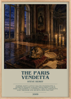 The Paris Vendetta Bookish Wall Art by Steve Berry