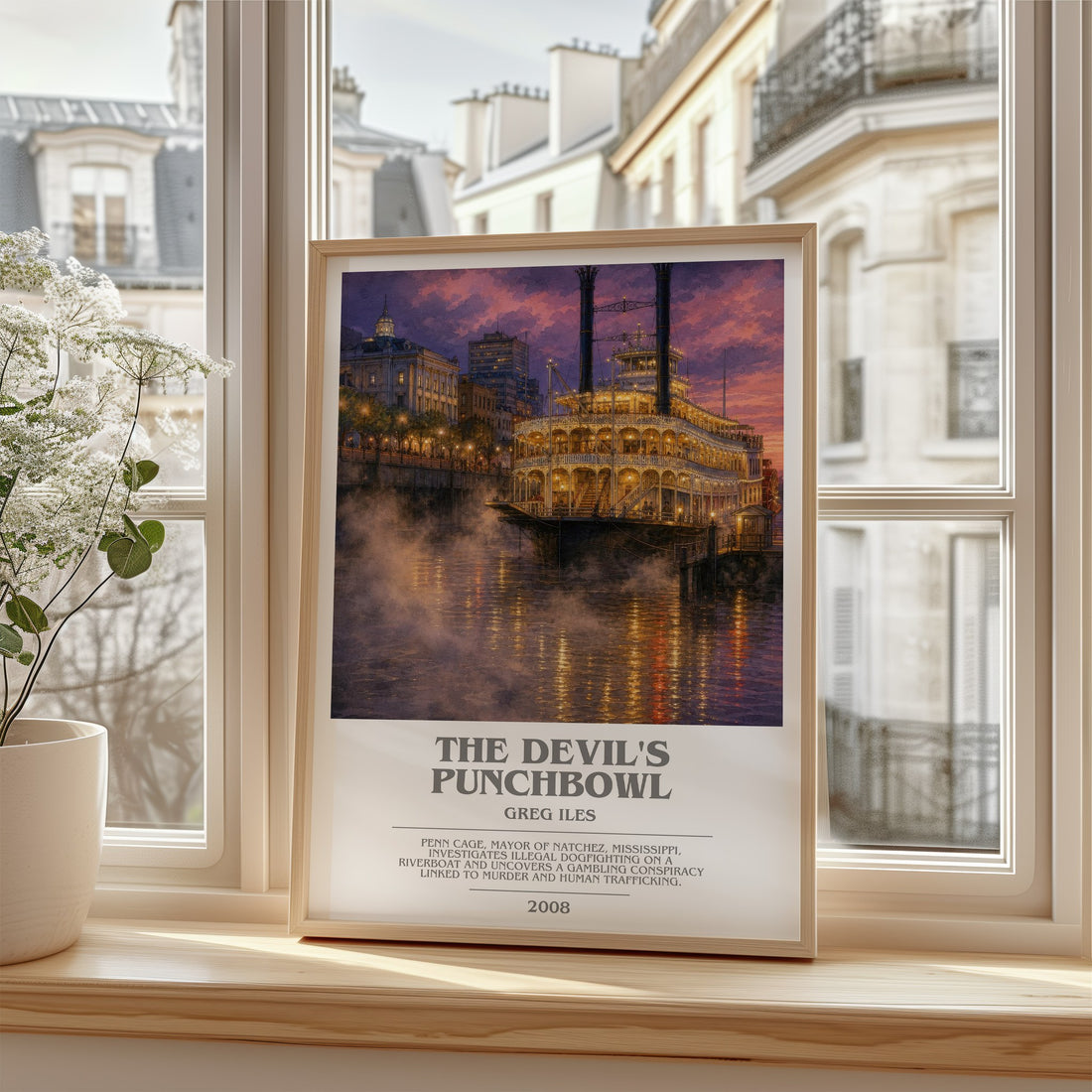 The Devil's Punchbowl bookish poster colour and style options – Greg Iles book art