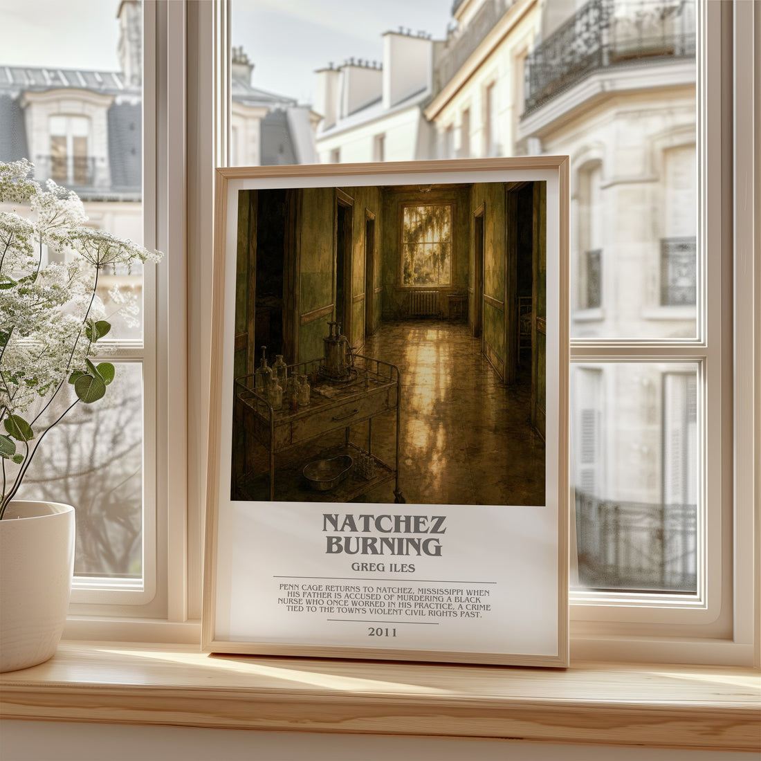 Natchez Burning bookish poster colour and style options – Greg Iles book art