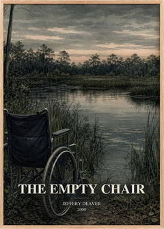 The Empty Chair Book Watercolour Illustration by Jeffery Deaver