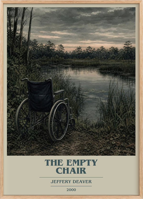 The Empty Chair Book Cover Poster by Jeffery Deaver