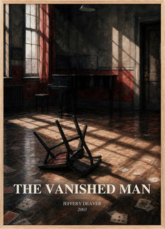 The Vanished Man Book Watercolour Illustration by Jeffery Deaver