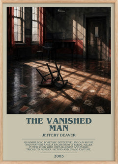 The Vanished Man Bookish Wall Art by Jeffery Deaver