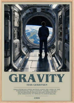 Gravity Bookish Wall Art by Tess Gerritsen