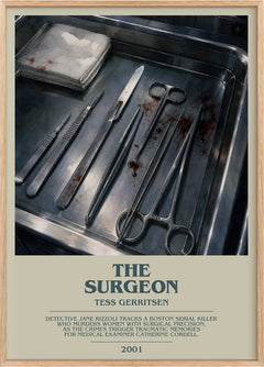 The Surgeon Bookish Wall Art by Tess Gerritsen