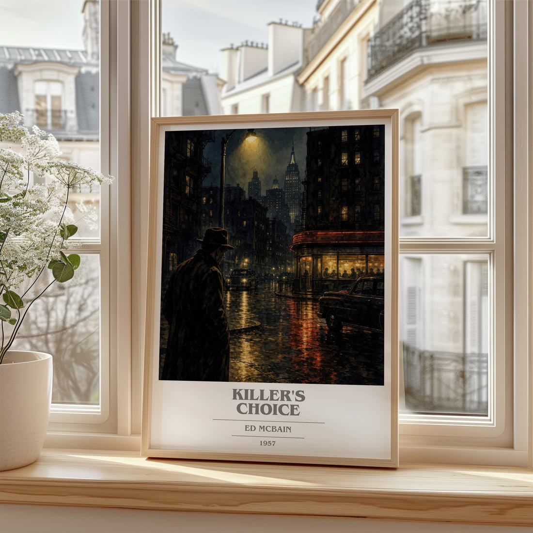 Killer's Choice book cover poster colour and style options – Ed McBain book art