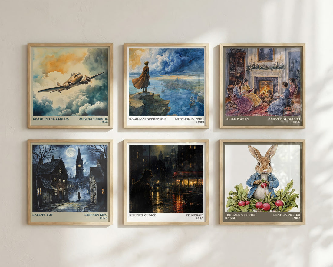 Killer's Choice literary art print colour and style options – Ed McBain book art