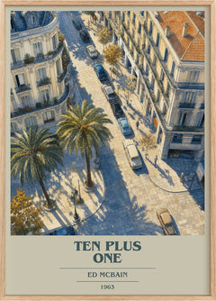 Ten Plus One Book Cover Poster by Ed McBain