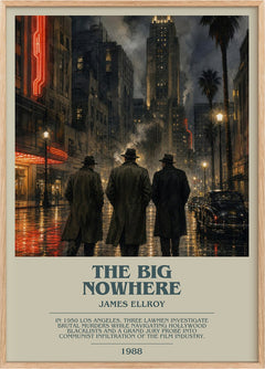 The Big Nowhere Bookish Wall Art by James Ellroy