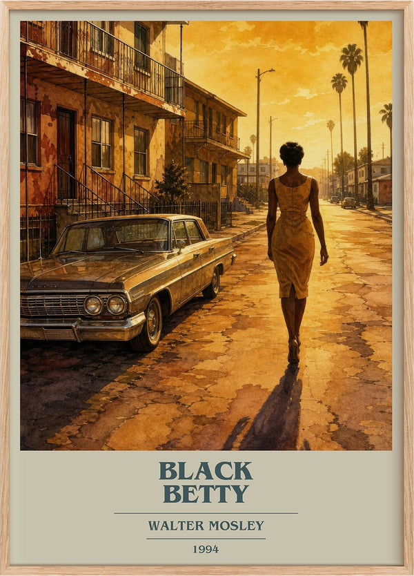 Black Betty Book Cover Poster by Walter Mosley