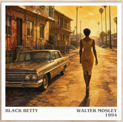 Black Betty Literary Art Print by Walter Mosley