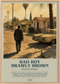 Bad Boy Brawly Brown Bookish Wall Art by Walter Mosley