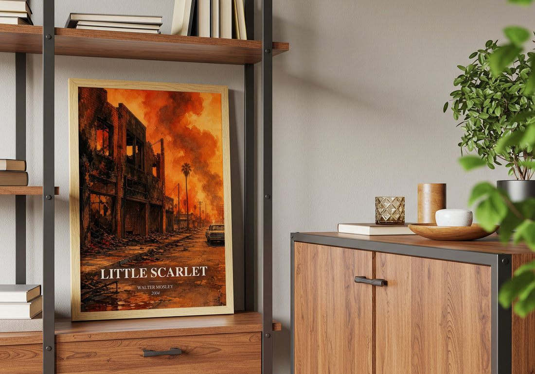 Little Scarlet book watercolour illustration paper finish options – matte satin gloss