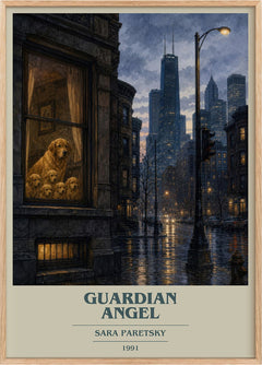 Guardian Angel Book Cover Poster by Sara Paretsky