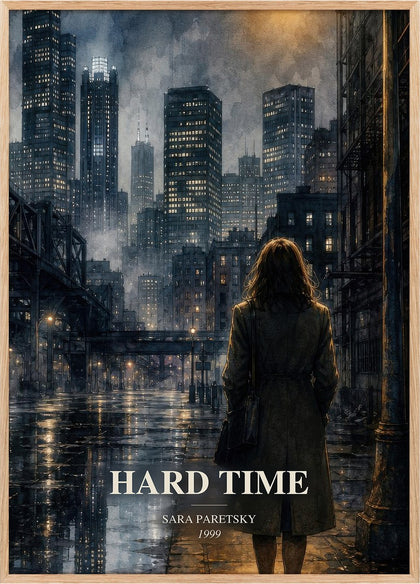 Hard Time Book Watercolour Illustration by Sara Paretsky