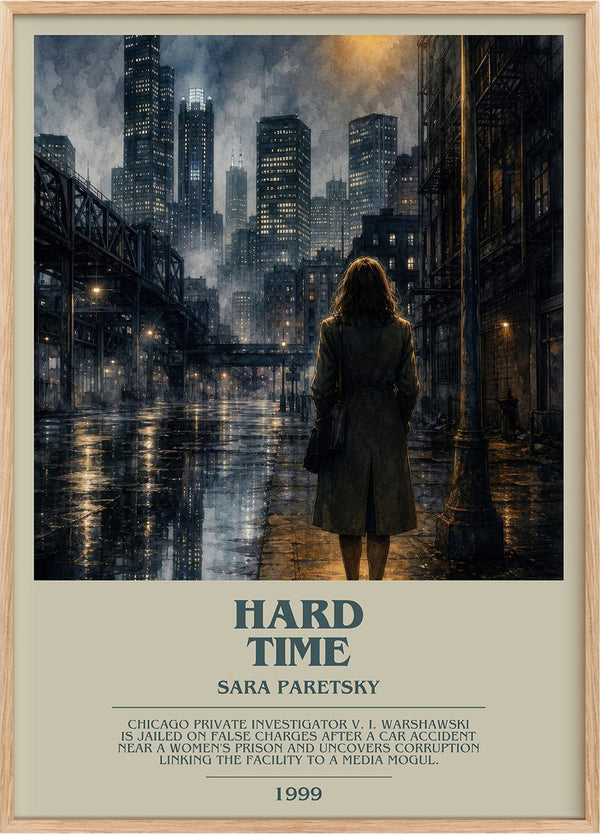Hard Time Bookish Wall Art by Sara Paretsky