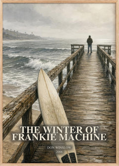 Winter of Frankie Machine Book Watercolour Illustration by Don Winslow